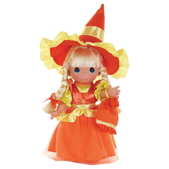 Precious Moments Candy Corn Cutie Doll with Blonde Hair
