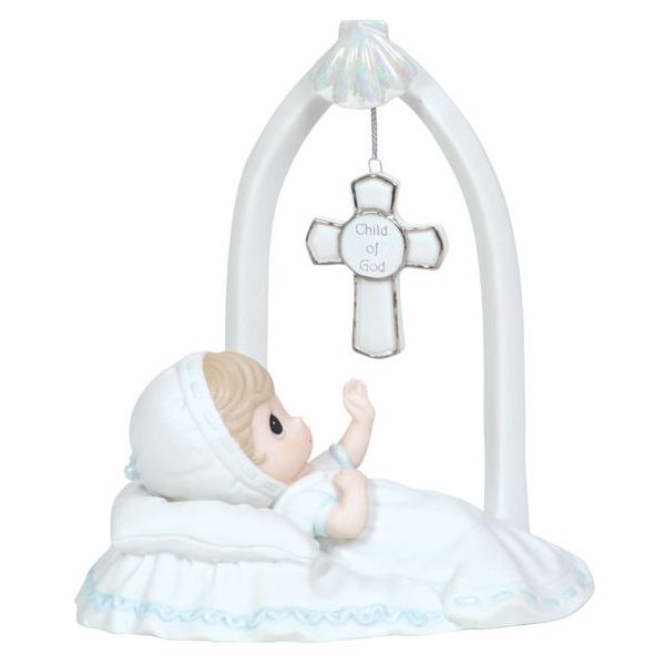 Precious Moments Child Of God Boy Baptism Figurine 113022