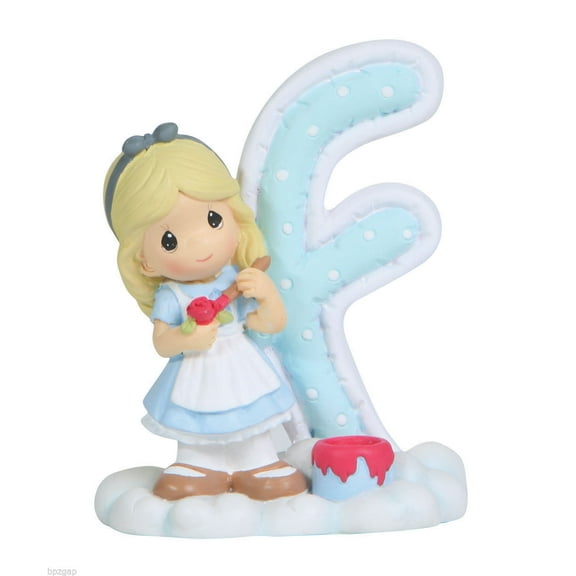 Precious Moments Disney Alice In Wonderland Letter F Figurine #114450
