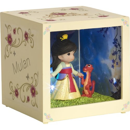 Precious Moments Disney Showcase Mulan Resin/Vinyl LED Decorative Box