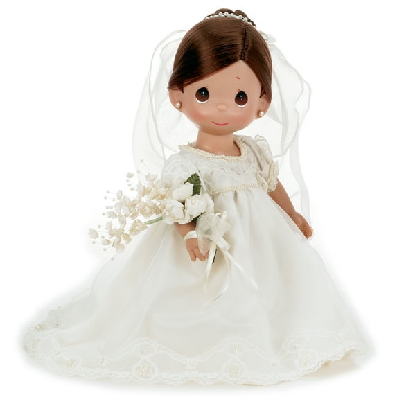 Precious Moments Dolls by the Doll Maker, Linda Rick, Enchanted Dreams Bride Brunette, 12 inch Doll