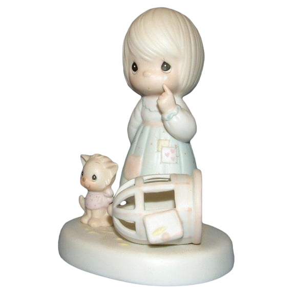 Precious Moments Figurine: 100226 The Lord Giveth and the Lord Taketh Away (5")