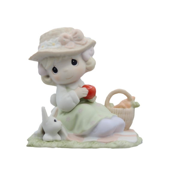 Precious Moments Figurine: 261351 We're So Hoppy You're Here (4.2") Spring Celebration 1997 Exclusive Edition