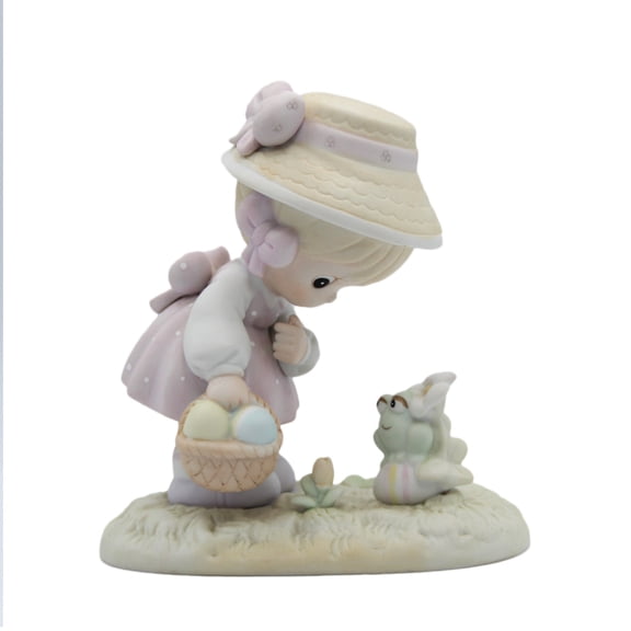 Precious Moments Figurine: 521906 Hoppy Easter, Friend (5.2")