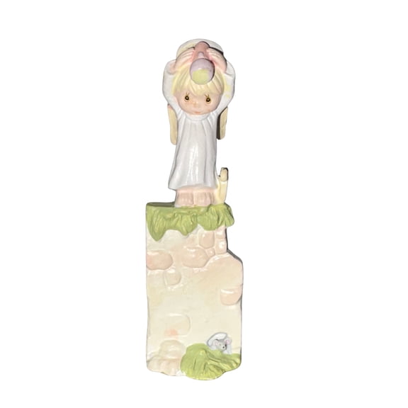 Precious Moments Figurine 613010, The Heavenly Light, Miniature Pewter - With Box