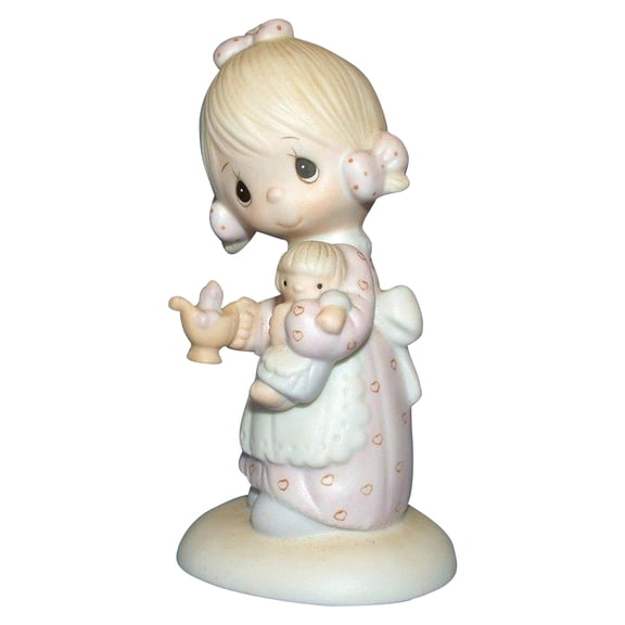Precious Moments Figurine: E-1373G Jesus is the Light (4.5") Girl