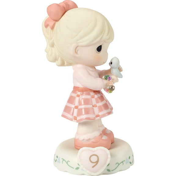 Precious Moments Growing In Grace, Age 9, Blonde Girl Figurine, 1 Each