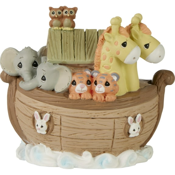Precious Moments Let Your Dreams Set Sail Noah's Ark Keepsake Box, Count 1