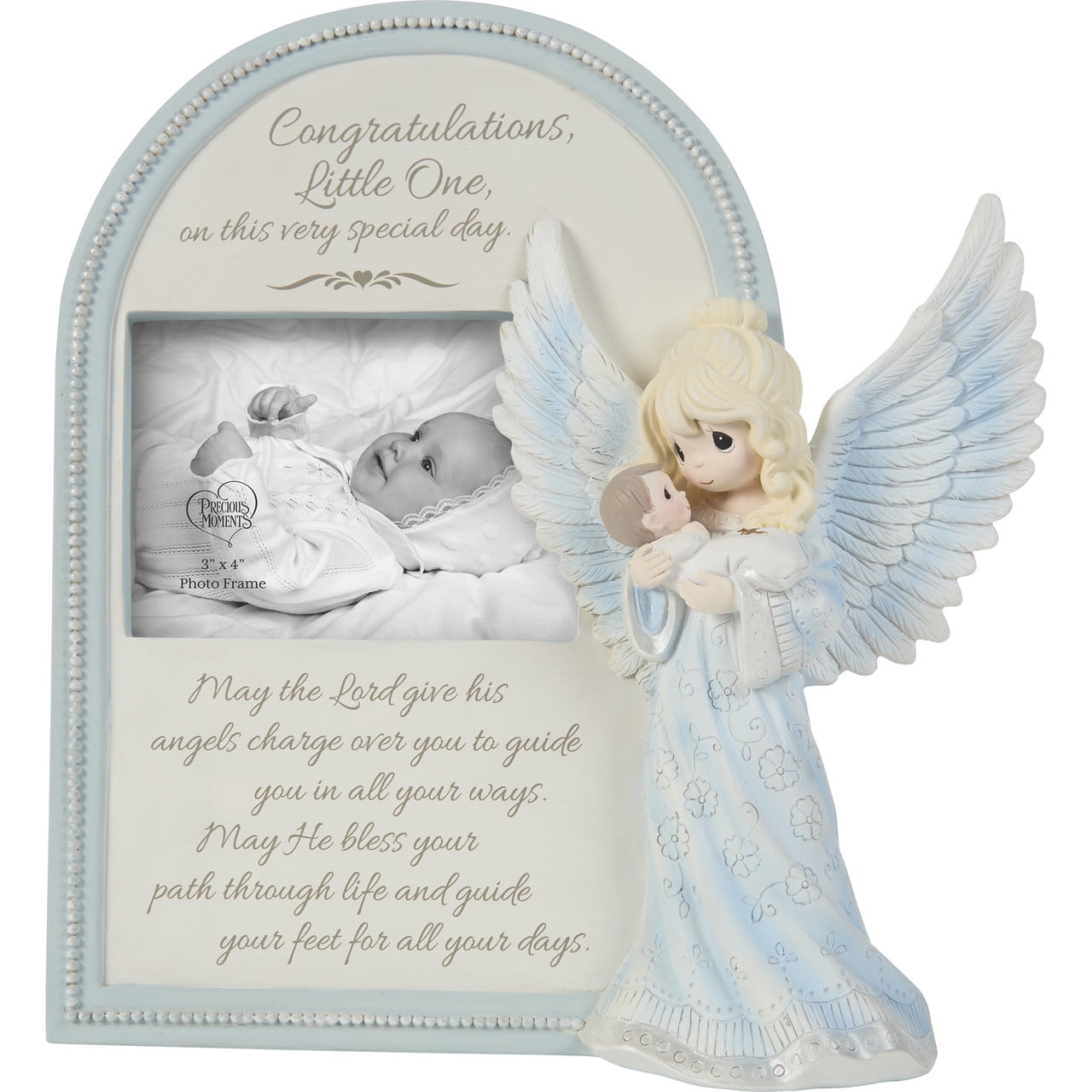 Precious Moments May God Send His Angels To Watch You And Guide You Photo Frame , 1 Each