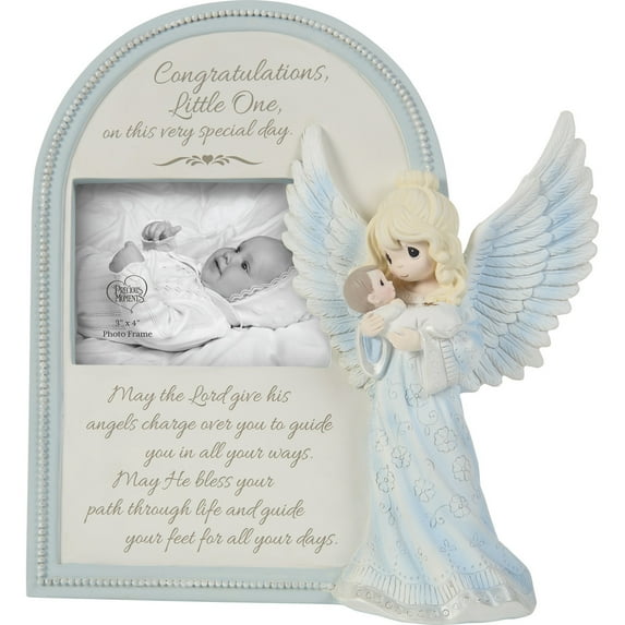 Precious Moments May God Send His Angels To Watch You And Guide You Photo Frame , 1 Each