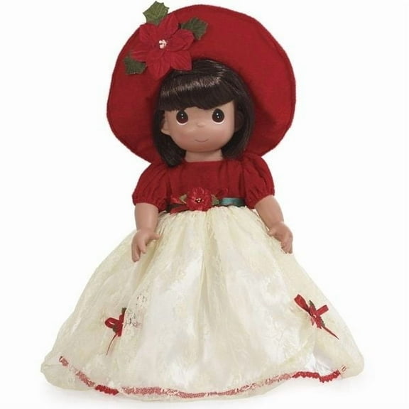 Precious Moments Most Wonderful Time of the Year Brunette 16" Doll #1227