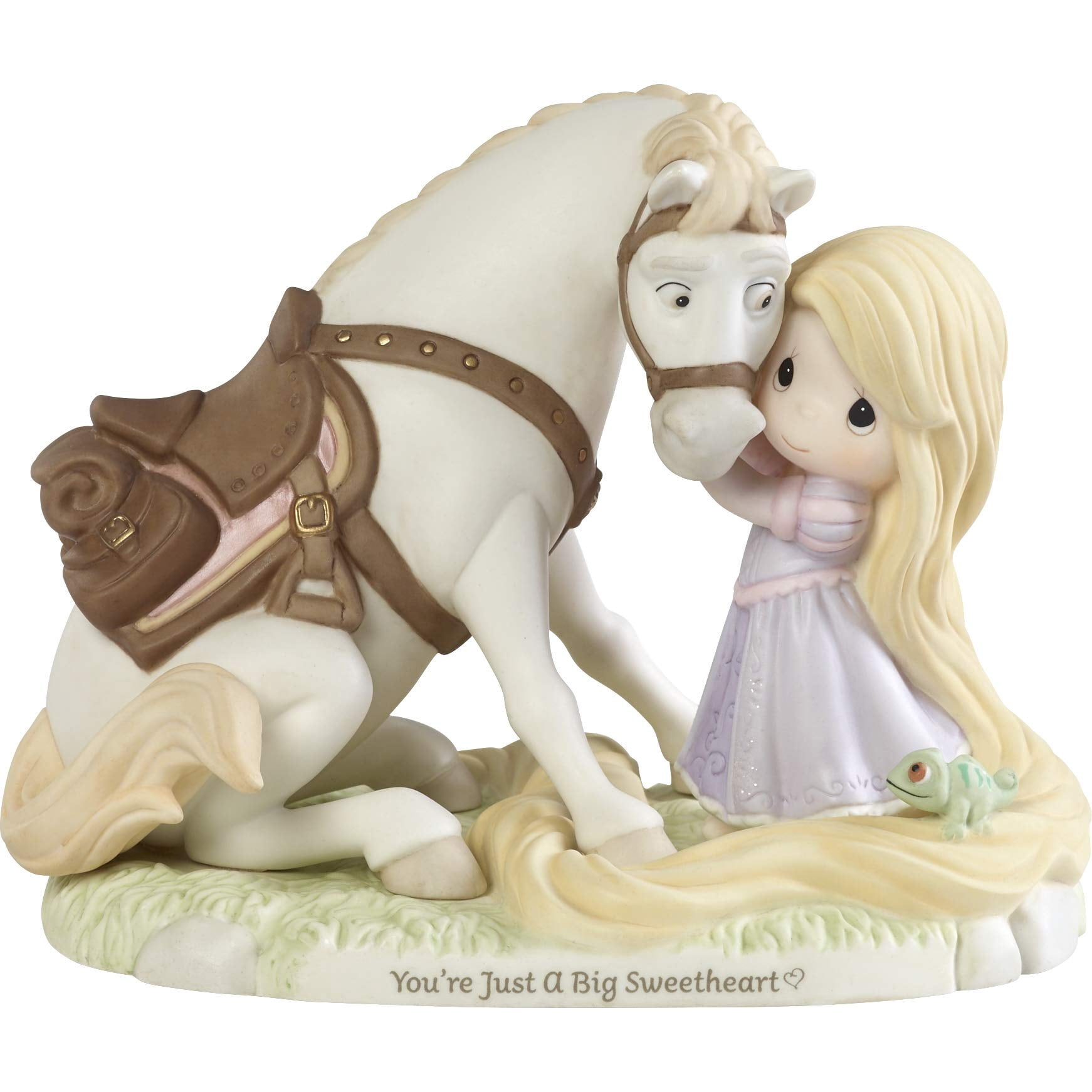 Precious Moments Disney ラプンツェル フィギュア Precious Moments Rapunzel and Maximus Figurine, Disney Showcase