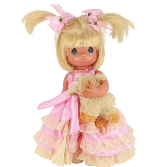 Precious Moments The Doll Maker Pretty in Pigtails Blonde 12" Doll #6677