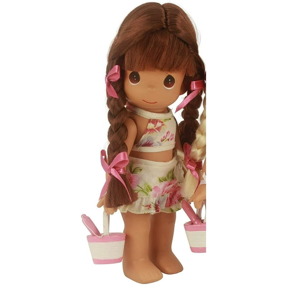 Precious Moments The Doll Maker Sand Castle Dreams Brunette 9" Doll