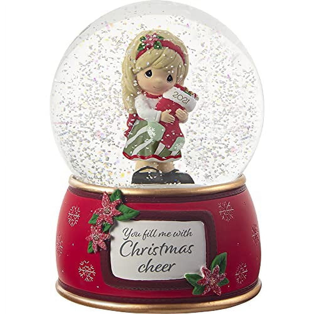 Precious Moments 'Wrapped Up In Holiday Cheer' Musical Snow Globe – Annual Snowman Series - View #2