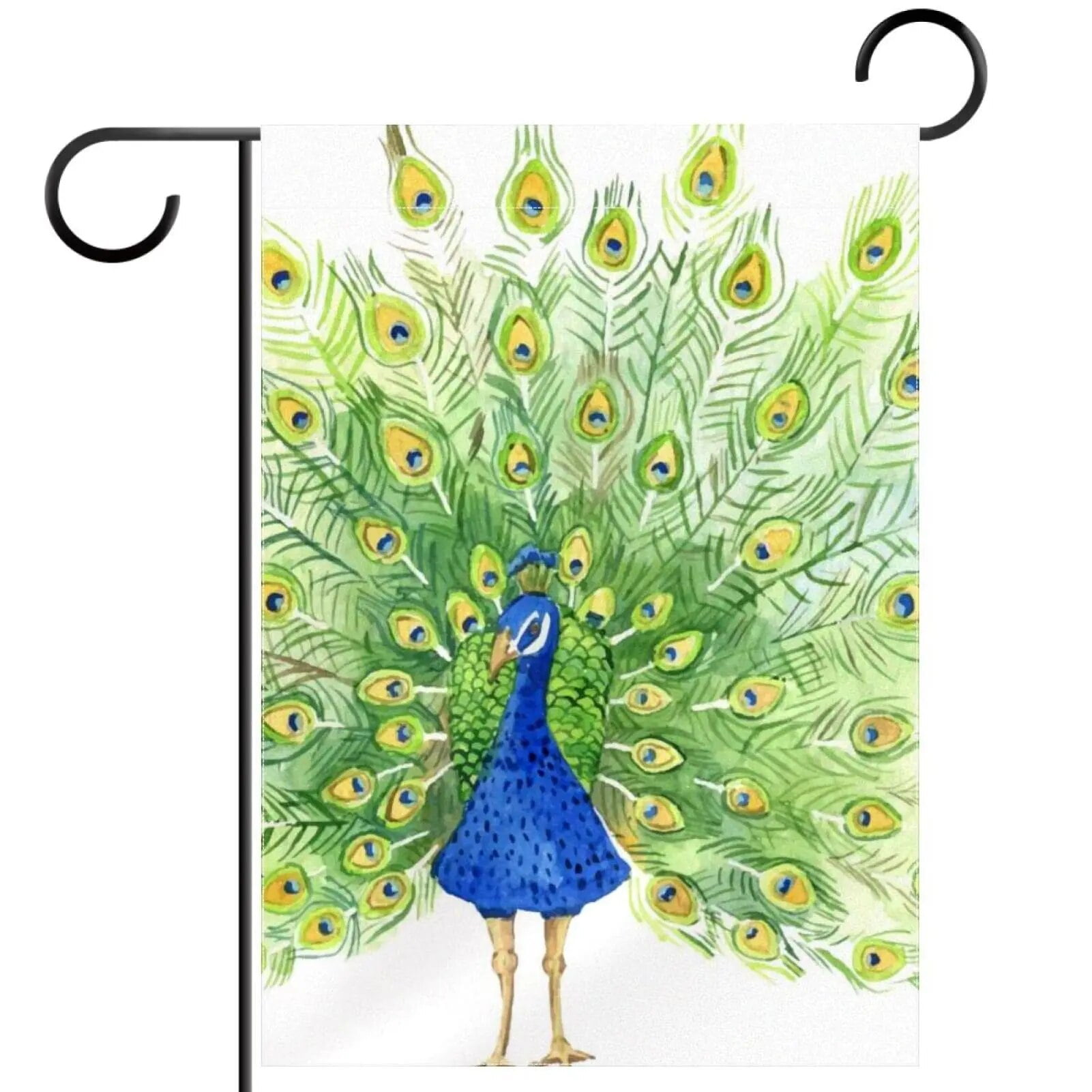 Precious Peacocks Garden Flags Double Sided for Outdoor Wildlife Birds ...