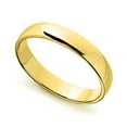 thumbnail image 1 of Genuine Solid 14K Yellow or White Gold 5mm Standard-Fit Polished Wedding Band – Classic Gold Ring for Men or Women, Sizes 4–12, 1 of 5