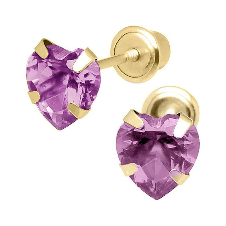 June 14K Gold-filled Earrings with Cubic Zirconia June 14K Gold-filled Earrings with Cubic Zirconia