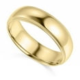 thumbnail image 1 of Precious Stars 14K Yellow Gold 6-mm Unisex Comfort-Fit Polished Milgrain Wedding Band, 1 of 5