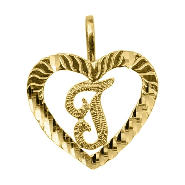 Letter t shop pendant gold