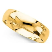 PRECIOUS STARS 14k Yellow Gold 6-mm Men's Wedding Band