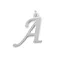 thumbnail image 1 of Precious Stars 74661A Sterling Silver Initial Letter A Pendant, 1 of 1