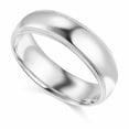 thumbnail image 1 of Precious Stars BMR-060W-9.5 Size 9.5 14K White Gold 6 mm Standard-Fit Milgrain & Polished Wedding Band, 1 of 1
