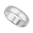 thumbnail image 1 of Precious Stars BR-070W-6 7 mm 14K White Gold Standard-fit Polished Wedding Band - Size 6, 1 of 1