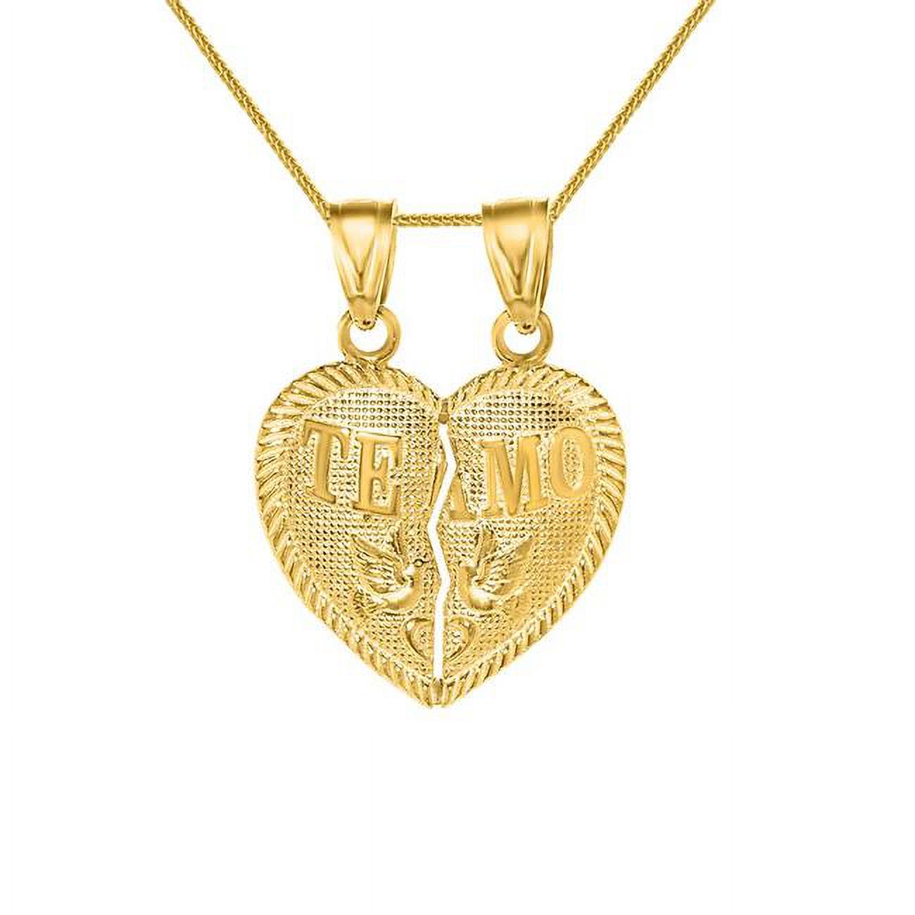 CIONDOLO DOPPIO CUORE Vintage Oro Giallo 18 Karati EUR 180,00 - IT