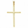 thumbnail image 1 of Precious Stars Jewelry 14k Yellow Gold Traditional Cross Religious Pendant, 1 of 1