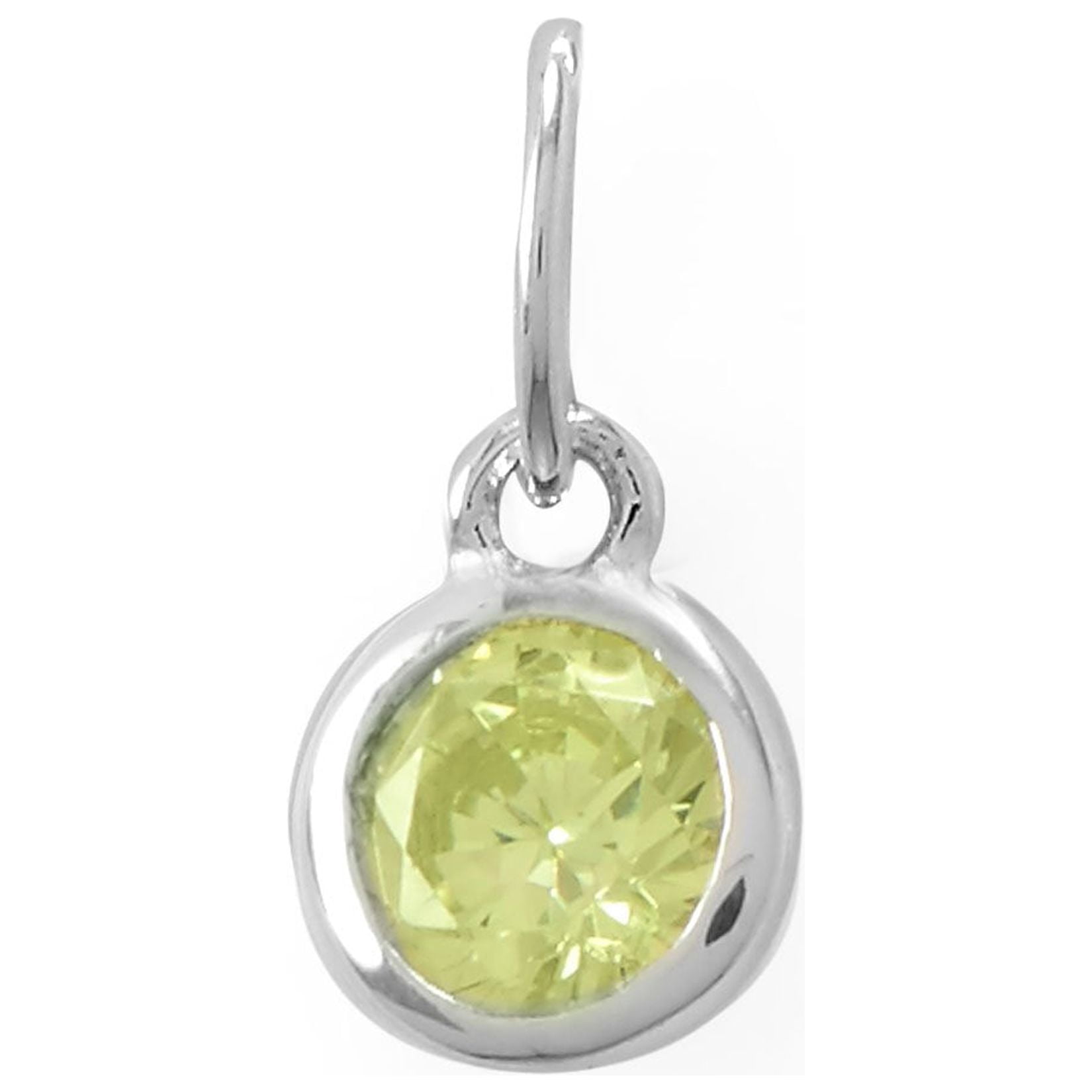 Precious Stars Round CZ August Birthstone Charm - Walmart.com