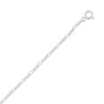thumbnail image 1 of Precious Stars Sterling Silver Unisex 1.7 mm Figaro Chain Necklace, 1 of 2
