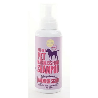 Precious Tails 2-in-1 Calming Waterless Foam Shampoo for Dogs & Cats, Lavender Scent