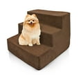 thumbnail image 1 of Precious Tails Deluxe High-Density Foam 3-Step Pet Stairs for Dogs and Cats - Durable, Lightweight, and Portable Staircase for Easy Mobility Assistance, 1 of 8