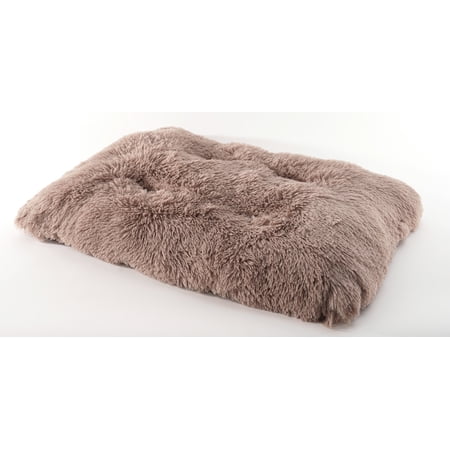 Precious Tails Eyelash Faux Fur Tufted Cat Dog Mat - Large