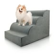 thumbnail image 1 of Precious Tails High Density Foam Scalloped 4 Steps Pet Dog Stairs, 1 of 8