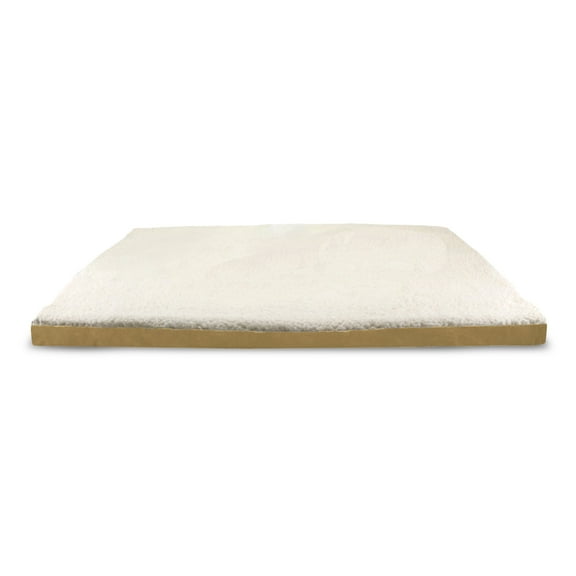 Precious Tails High-Quality Sherpa Dog Crate Mat - Comfortable, Durable Pet Bed For Dogs and Cats
