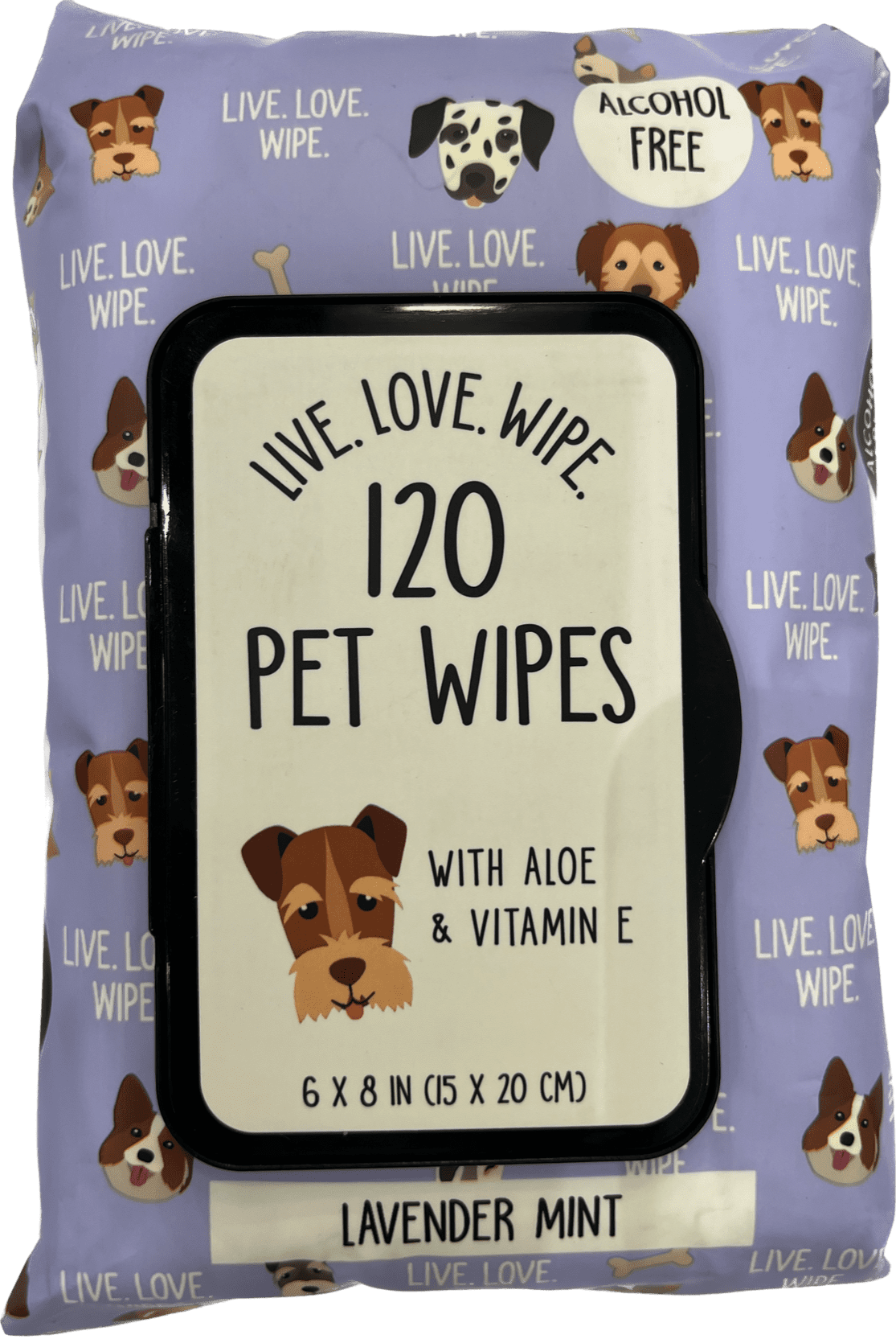 Precious Tails Live. Love. Wipe. Pet Wipes, 120 pcs.