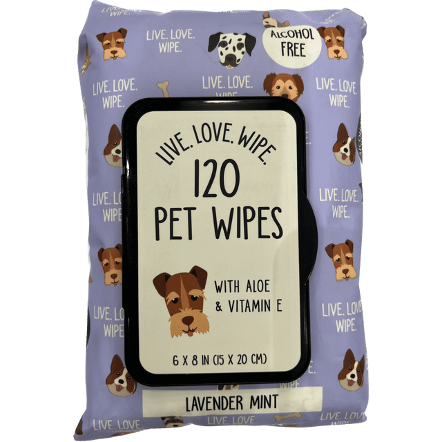 Precious Tails Live. Love. Wipe. Pet Wipes, 120 pcs.