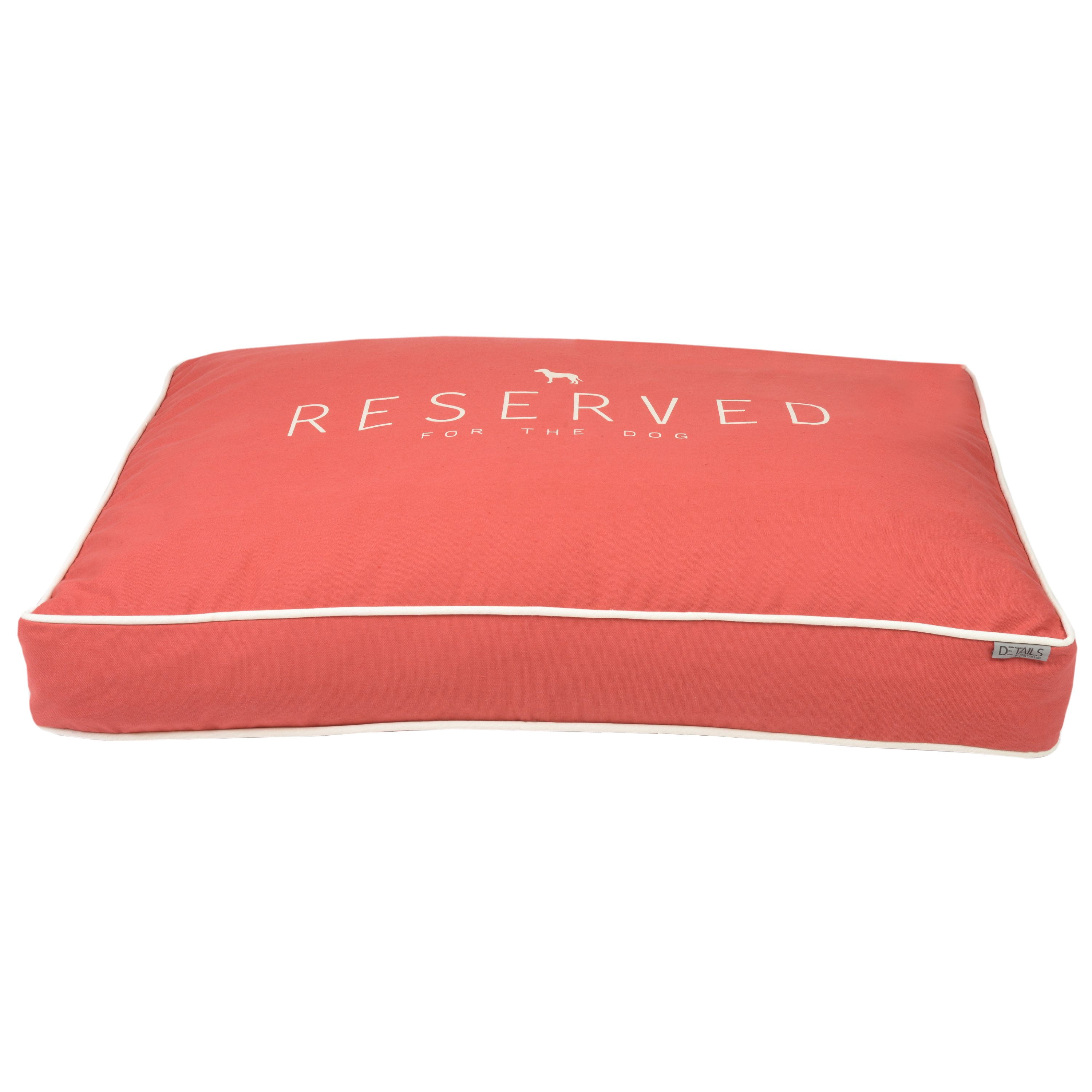 Precious Tails Orthopedic Memory Foam Canvas Reserved Pillow Pet Bed