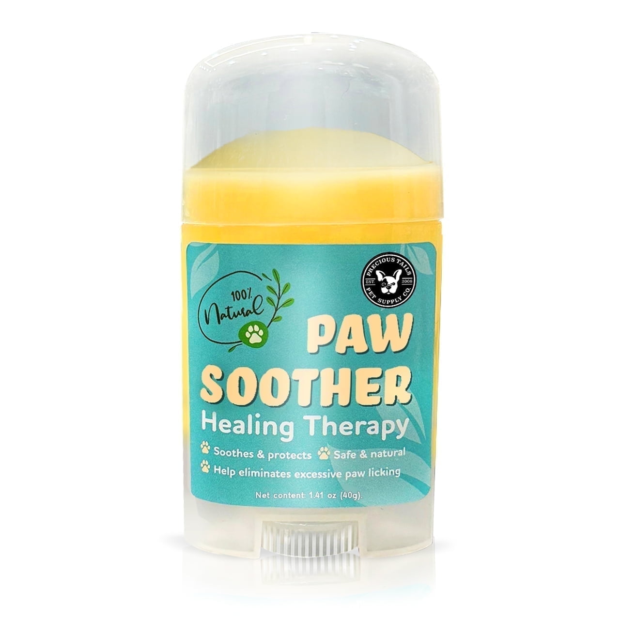 Precious Tails Paw Soother Cat & Dog Paw Moisturizer Pet Paw Balm Stick, 76 oz