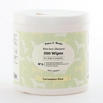 Precious Tails Pet Wipes in Canister for Dogs Cleaning Deodorizing Paws Butt Body Cucumber Aloe 200ct