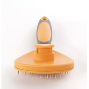 Precious Tails Retractable Slicker Brush for Cat and Dog Orange
