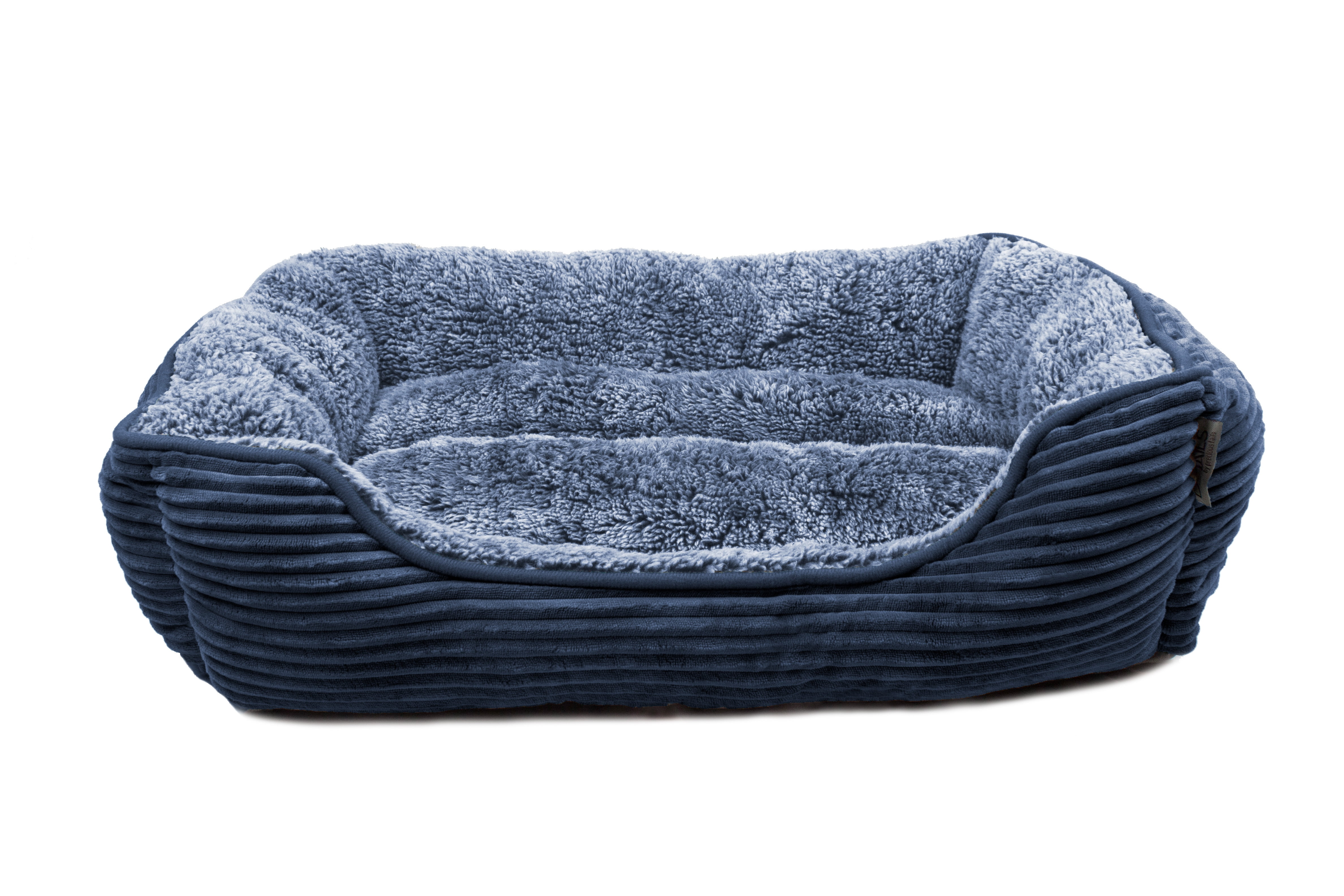 Precious Tails Super Plush Corduroy Sherpa Cuddler Pet Bolster