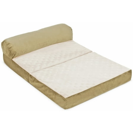 Precious Tails Velvet Foldable Foam Chaise Dog Mat