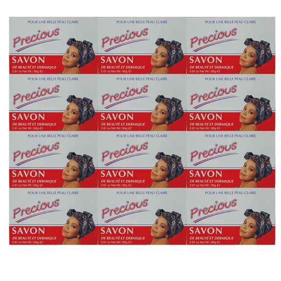 Precious Ultra Brightening Soap De Beaut Et Dermique 80g Savon (Pack of 12)