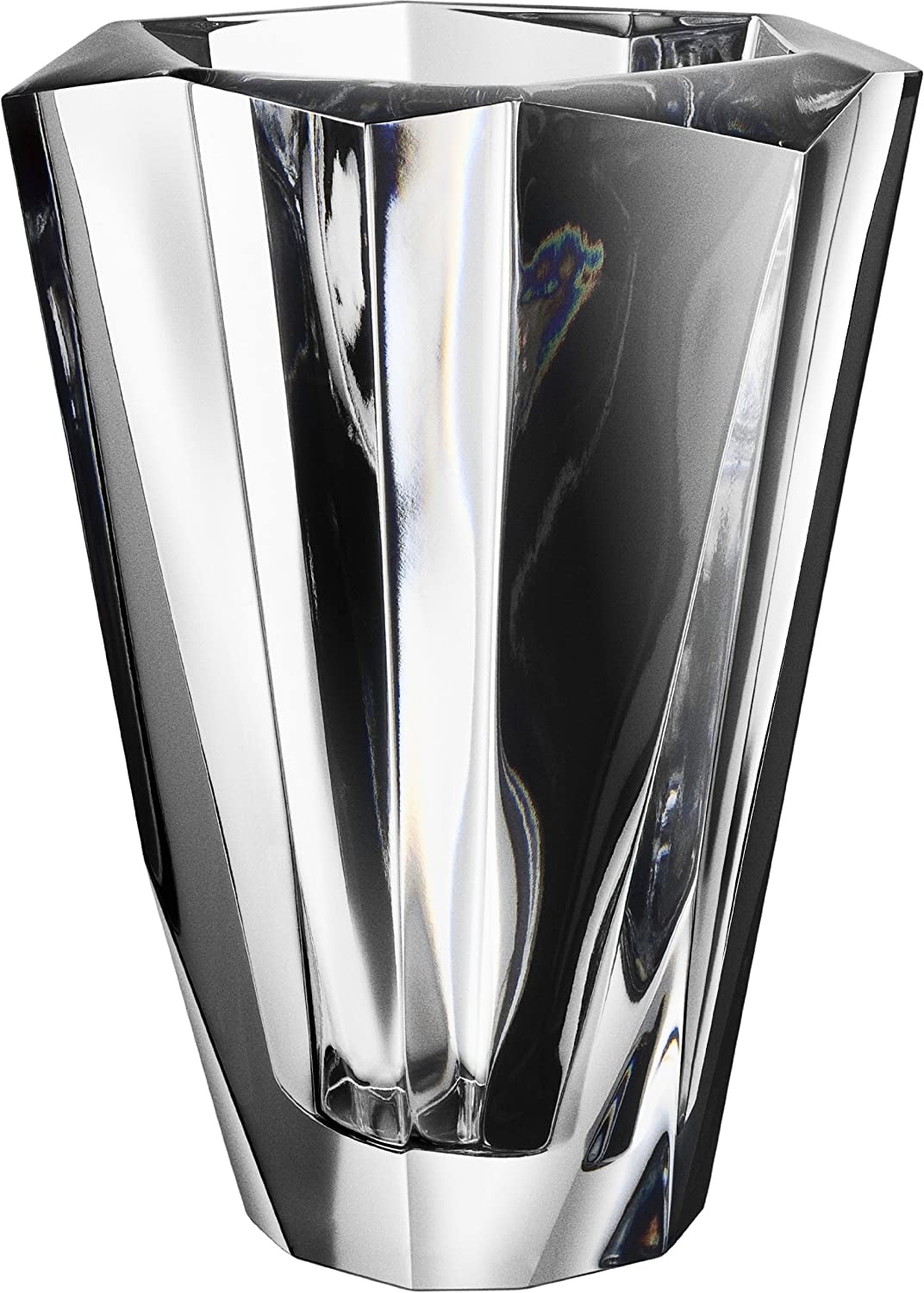Precious Handmade Large Crystal Clear Table Vase