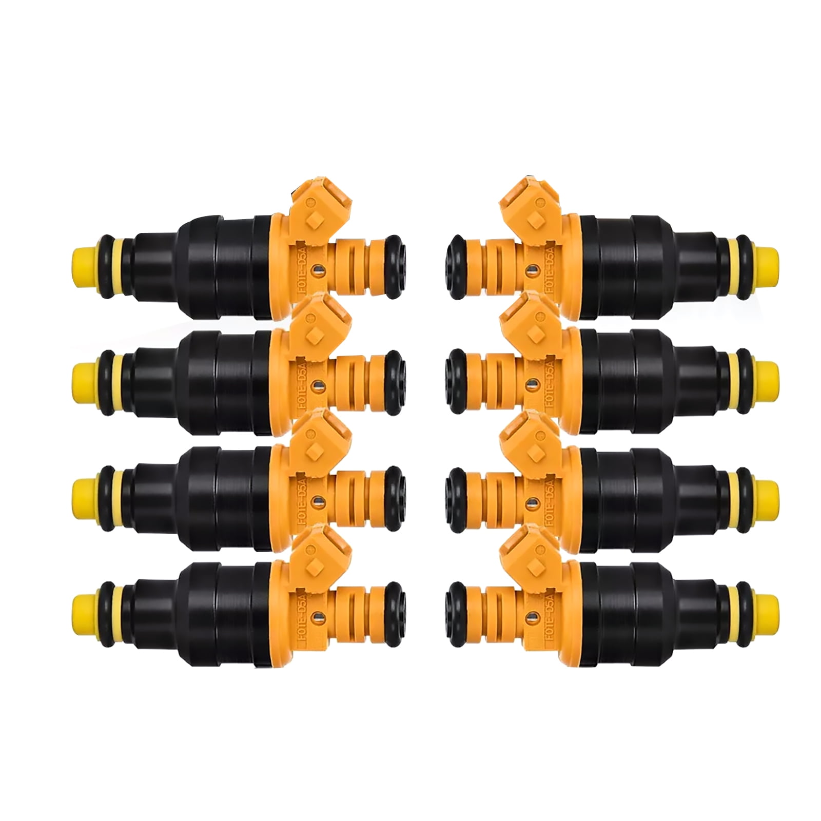 Precise 4-Hole Disc Fuel Injectors Engine Performance Accessories Part for Ford Vehicles, Pack of 8