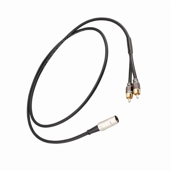 Precise Crafted Din 5Pin To Sound Adapter Cable For Clear Sound Transfer