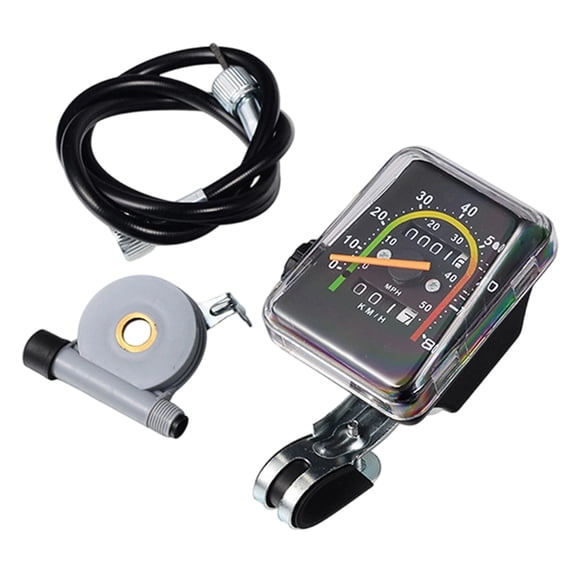 Precise Cycling Speedometer Constructed from Aluminum Alloy with Retro Styles for Mountain Bike Use Ensuring Accurate Speed Readings